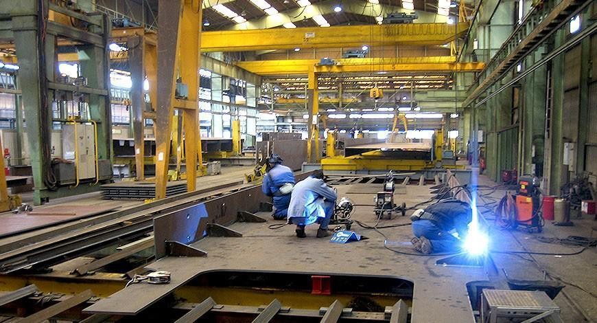 welding in large working area 