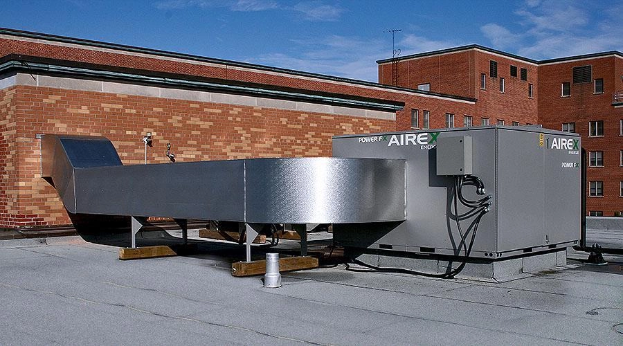 Système d'apport d'air neuf avec récupérateur d'énergie intégré - Airex  Industries