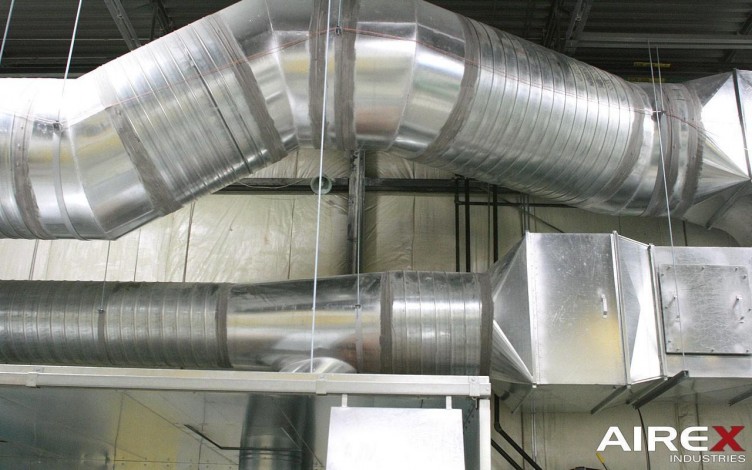 conduit de ventilation industrielle